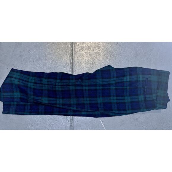 J Crew Women’s Cameron Plaid Pants Size 2 Green And Blue Preppy Style - Picture 7 of 8